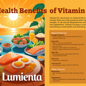 Various Health Benefits of Vitamin D3